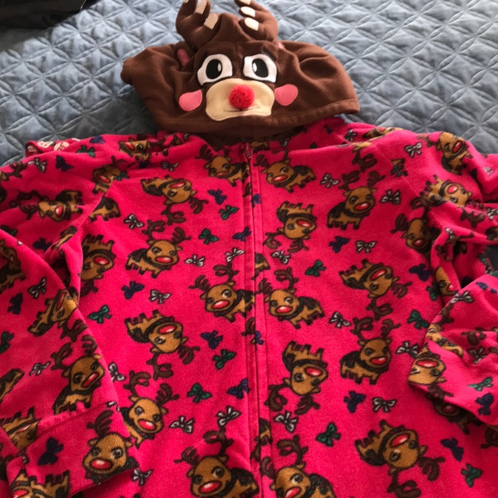 Reindeer Joe Boxer onesie